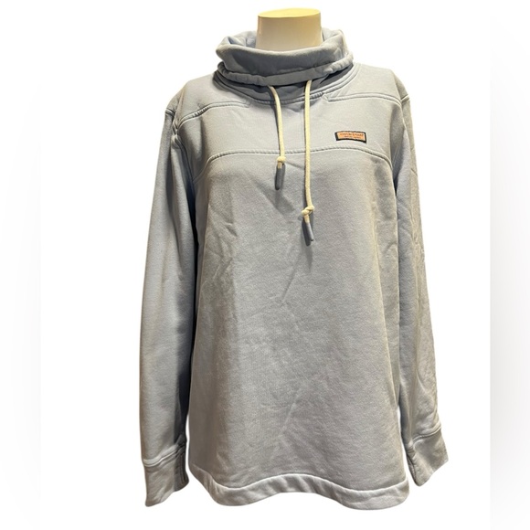 Vineyard Vines Jackets & Blazers - Vineyard Vines Gray Sweatshirt with Logo Patch